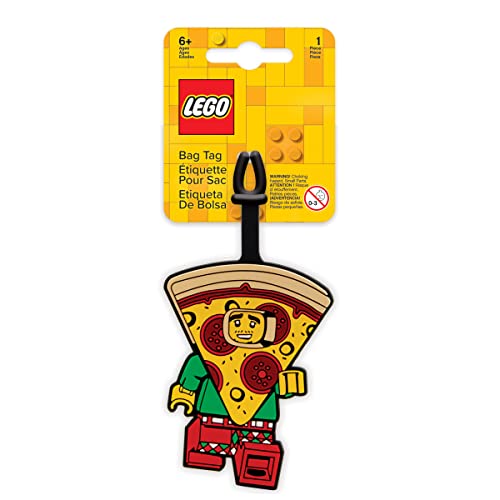 Lego Classic Pizza Costume Guy Silicone Bag Tag (52935)3