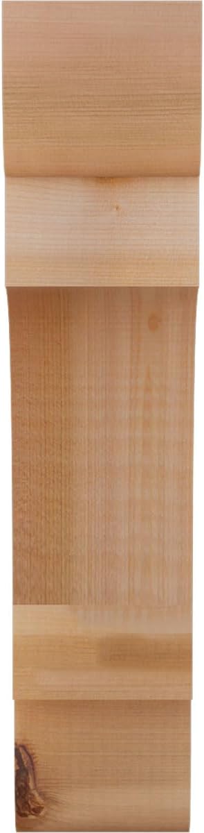 Ekena Millwork COR04X10X18NEB00RWR 4"W x 10"D x 18"H New Brighton Rough Sawn Corbel, Western Red Cedar
