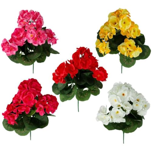 Flores artificiales para guía de carretera que no se marchitan en eventos largos 2