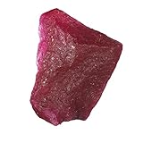 77 Ct. A Grade Natural Raw Rough Red Ruby Earth Mined Healing Crystal Rough Stone for Cabbing, Lapidary GA-124