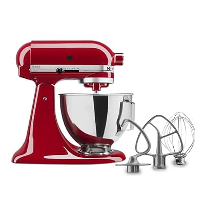 Kitchen Aid Tilt-Head Stand Mixer 4.5 Quart KSM85PBER, Empire Red
