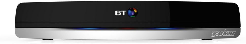 BT Youview+ Set Top Box with Twin HD Freeview, 7 Day Catch Up TV, No Subscription, 2 HDMI Ports, 2 USB Ports, Ethernet Connection, Black, Includes Ethernet Cable