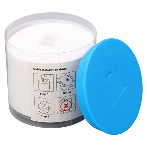 Asixxsix - Asixxsix Fiber Optic Cleaning Wipes, 180 Count Dustfree Lintfree Fiber Optic Connector Cleaner Soft Non Moistened Fiber Cleaning Cloth Reusable Dust Proof Shell for Connector FC/SC/LC/ST/MU/D4/DIN - -7%