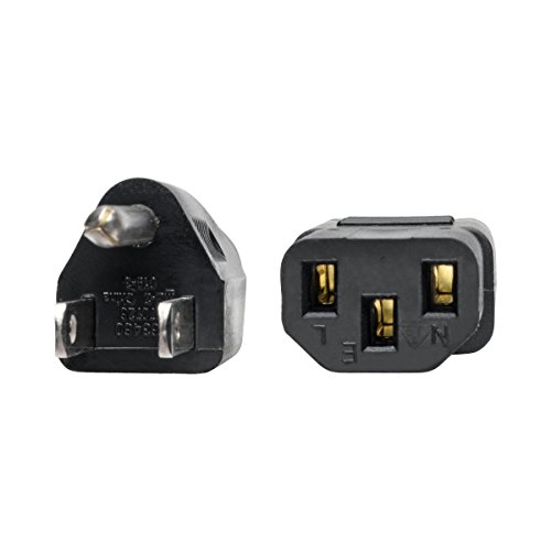 Tripp Lite Standard Computer Power Cord 10A,18AWG (NEMA 5-15P to IEC-320-C13) 15-ft.(P006-015) by TRIPP LITE - Image 3