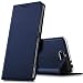 Produktbild Conie® Bookstyle PU Lederhülle für Sony Xperia 10, Booklet Cover Etui mit Kartenfächer klappbare Handytasche, Blau