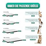 Avalo Orthopädisches Hundebett S - 45x65 cm - Waschbar/Memory Foam/Anti-Rutsch - Orthopädisches Hundekissen