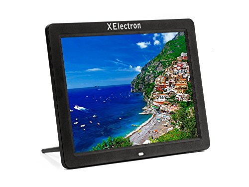 Image of XElectron 12 inch IPS LED Digital Photo Frame with HD Display, Auto-Rotate, Play Photos, Videos, Music and Slideshow with SD Card, USB Ports (Black)