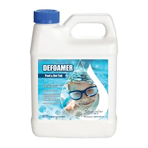 Pool Defoamer - Quickly Takes Foam Down - 32 Ounce Quart Cover