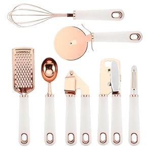 COOK With COLOR 7 Pc Kitchen Gadget Set Copper Coa...