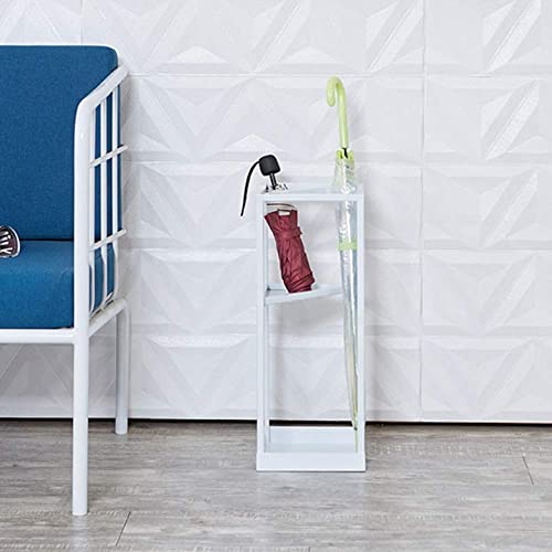Seau à parapluies double couche bicolore compact et esthétique - 3