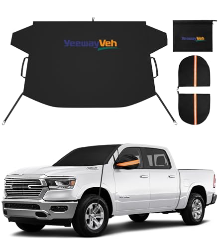 Image of YeewayVeh Car Windshield Cover for Ram 1500 /2500 /3500 (2018-2025)