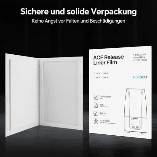 Film de liberación ELEGOO ACF 3 piezas para impresora 3D - Fernando Cortés