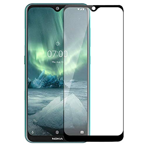 SCIMIN Protector de Pantalla para Nokia 6.2 de 6,3 Pulgadas, 2 Unidades, Protector de Pantalla de Vidrio Templado HD Transparente para Nokia 6.2