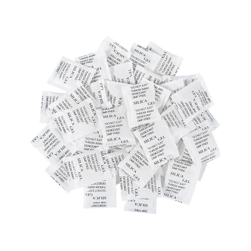 Beutel mit Trockenmittel, 200 Pack x 1 g, Silicagel-Säckchen, entziehen Feuchtigkeit, Dampf, Schimmel, Gerüche, Luftentfeuchter.