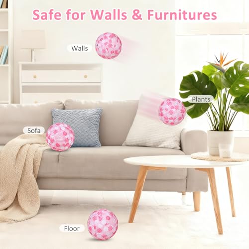 Image of Indoor Soccer Ball Size 3 Silent Soccer Balls Gifts for Beginners, Soft Foam House Training Balls, Lightweight Soccerball with Pump for Home Practice