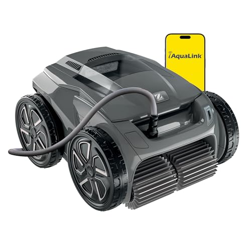 Zodiac Alpha OA 6600 IQ Robot Piscine jusqu'à 15x7m, nettoie Fond/parois/Ligne d'eau. Commande à Distance et Lift System sur app. Inclus : câble avec...