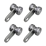 Construido para mayor durabilidad: fabricado con acero de alto carbono con un acabado plateado para soportar movimientos deslizantes frecuentes y resistir la deformación, adecuado tanto para sistemas de puertas residenciales como comerciales ligeros.