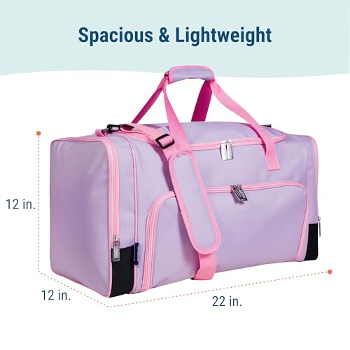 Image of Wildkin Kids Weekender Duffel Bag - Carry-On Size for School, Travel, & Sleepovers