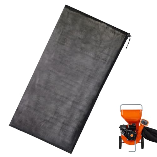 24' x 48' Wood Chipper Collection Bag for Troy Bilt - Universal Shredder Mulcher Replacement Bag with Heavy-Duty Mesh for Wood Chips, Leaves and Yard Waste