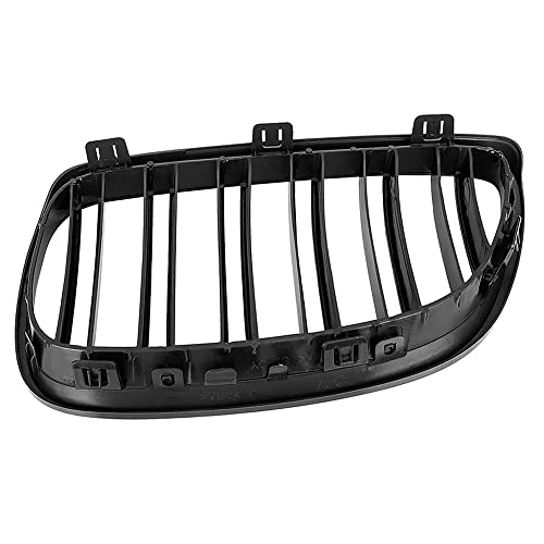 Rejilla de radiador tipo parrilla riñón doble línea para parachoques de coche E92 E93 4