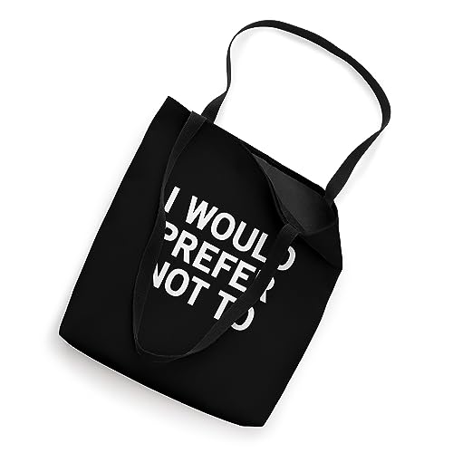 Bolso tipo tote I Would Prefer Not To miniatura 2