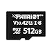 Produktbild Patriot VX Series 512GB Micro SDXC V30 A2 UHS-I U3 4K UHD Speicherkarte - PSF512GVX32MCX