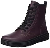 Geox J Phaolae Girl A, Botines para Niña, Rojo (Dk Burgundy) , 38 EU