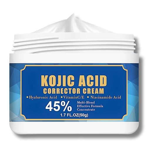 Kojic Acid Cream,Kojic Acid Dark Spot Remover For Face Body Moisturiser Firming Cream,Skin Lightening Cream For Dark Skin with Kojic Acid | Vitamin C & E |Niacinamide | Collagen Repair Barrier