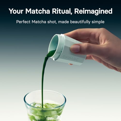 Image of OSULLOC O Matcha Shaker, Mini Shaker for Matcha Shots and Lattes