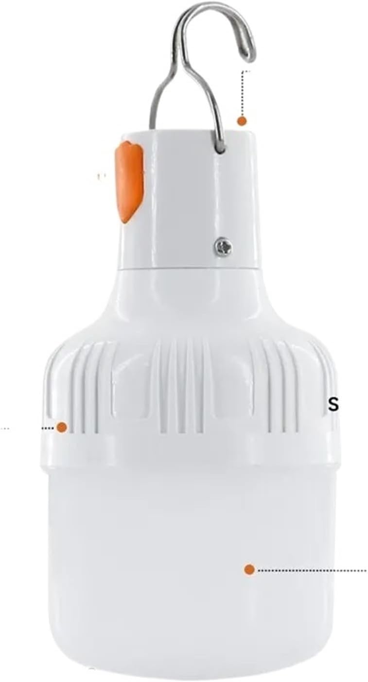 Outdoor USB Rechargeable LED Lamp Bulbs High Brightness Emergency Light Hook Up Camping Fishing Portable Lantern