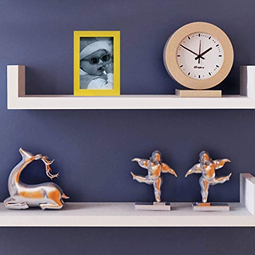 Porta Retrato Para Foto no Tamanho 10X15cm Kapos Amarelo