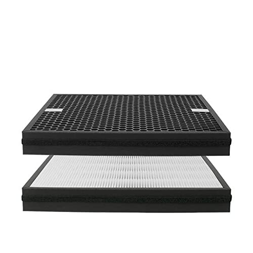Cfty Air Purifier Filter Element Filter Air Purifier Hepa + Activated Carbon Composite Multifunctional Filter Compatible With Delonghi Ac150（ 259X259x30mm） Replacement Filter