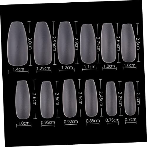 Beaupretty 528 Pcs Caixa De Unhas Falsas Dicas De Arte De Manicure Dicas De Prensa De Unhas Em Acess