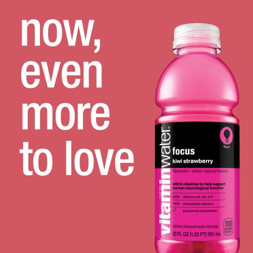 Vitaminwater 786162101082 Focus Electrolyte Enhanced Water W/Vitamins, Kiwi-Strawberry Drinks thumb #6