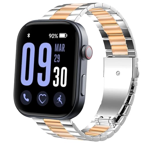 Bracelet en acier inoxydable Lamshaw GTX13 élégant et durable pour montre connectée Fitpolo