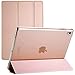 Price comparison product image Smart Case For iPad 10.2-Inch 9th/8th/7th Generation 2021/2020/2019 with Auto Wake/Sleep Magnetic Lightweight Protective tablet cover (Rose Pink)