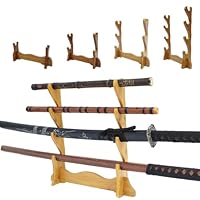 Amazon.co.jp: 刀掛け 木製 ミニ刀掛台 日本刀 模造刀 木刀 竹刀 居合