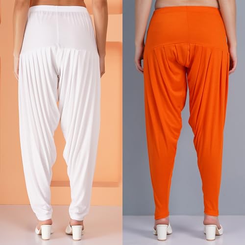 Image of Buy That Trendz Patiala Salwar for Women Relaxed Fit Viscose Patiyala Salwar Harem Bottom Pants