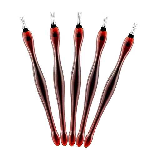 HAPINARY 40piezas Corta Cuticulas Profesional Quita Cutículas Herramientas De Manicura Empujador De Muerta Kit De Recortador Para