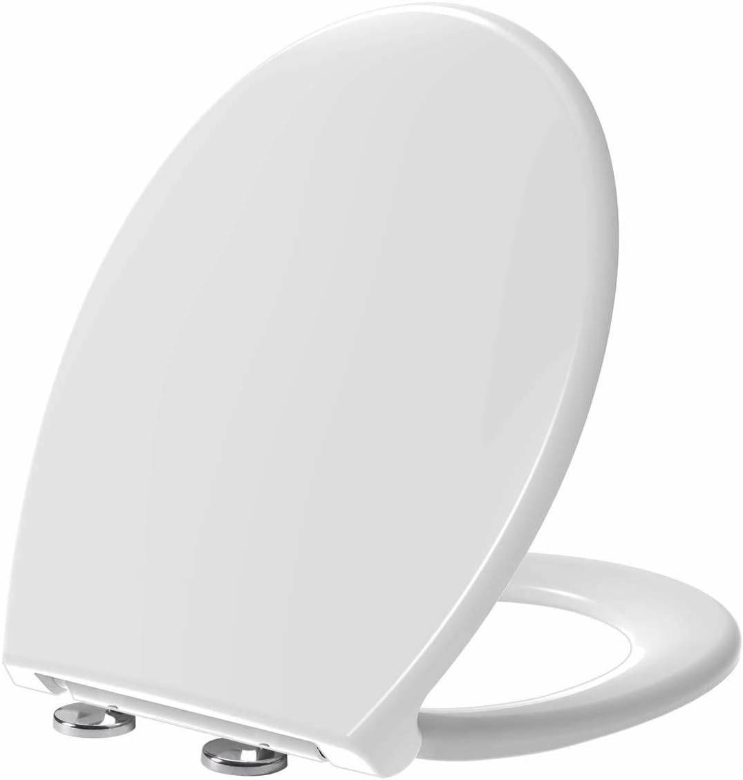 Mass Dynamic Soft Close Toilet Seat, Quick Release Toilet Seat for Easy Cleaning, Easy