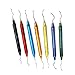 LAJA Imports 7EA Multicolor Scaler Gracey Curette Periodontal Dental Instruments DN-2197