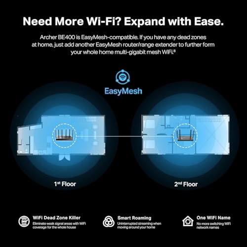 Image of Archer BE6500 Dual-Band Wi-Fi 7 Router 6.5 Gbps Compatible with TP-Link