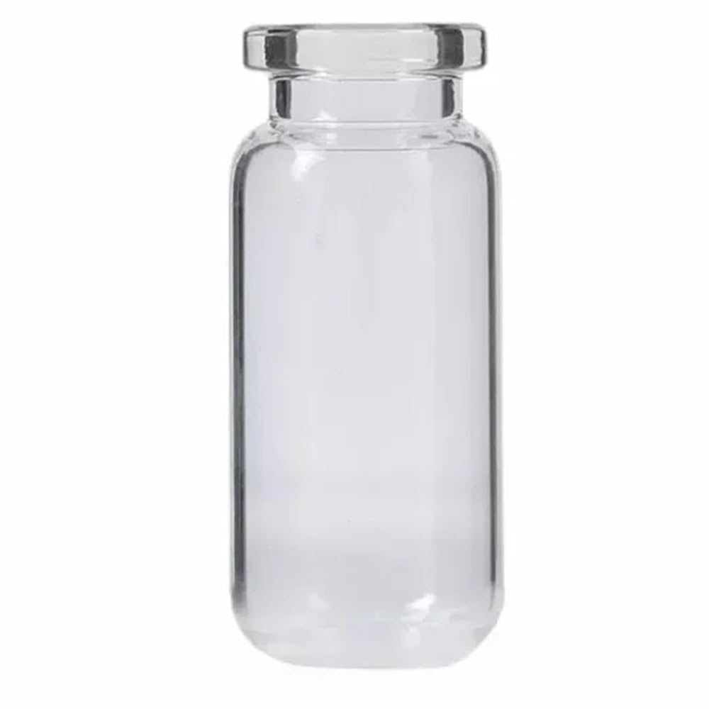 100 stücke Fläschchen Crimp 10ml Klar Crimp-top Headspace Fläschchen Glas Jaw Fläschchen Nur Rplacement