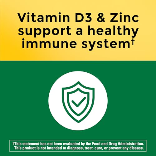 Nature Made Magnesium Complex Supplement with Vitamin D & Zinc for Immune Support, Magnesium Glycinate, Malate, Citrate & Oxide for Muscle, Nerve, Heart & Bone Support, 60 Capsules, 30 Day Supply