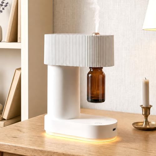 Cordless nebulizing diffuser for 10ml and 15ml bottles