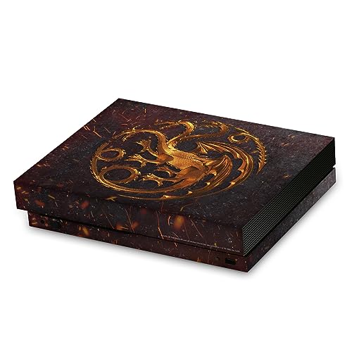 Skin vinyle Xbox One X House of The Dragon Targaryen par Head Case Designs