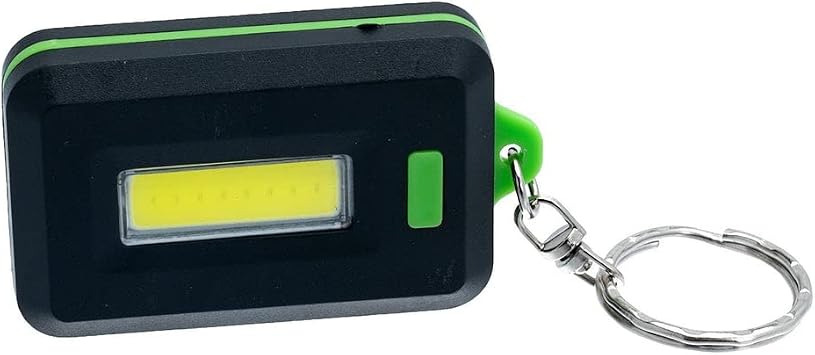 LitezAll COBFOB LED Keychain Light, Ultra Bright Mini COB Flashlight with Keyring, Compact EDC Pocket Light for Everyday Carry, Travel, and Emergency Use Battery Operated