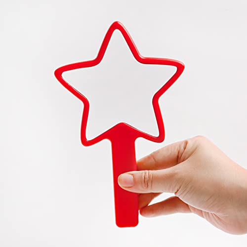 Rich Boxer 10 Pcs Handle Mirrors Handheld Mirrors Star Hand Mirrors With Handle Small Mirror Haircut Mirror Hand Held Mirrors With Handle For Trip Home Use #TOP1