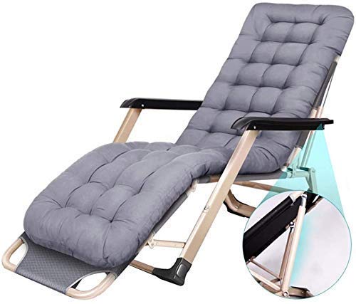 WOTZOV Comfortable Zero-Recliner Sun Lounger Chair With Adjustable Headrest For Garden, Patio, And Office, Support 200Kgfoldable Adjustable Recliner
