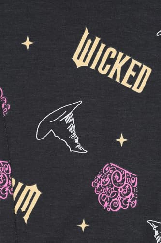 Wicked Girls Long Pyjama Set Kids PJ's (9-10 Years) Black - Image 6